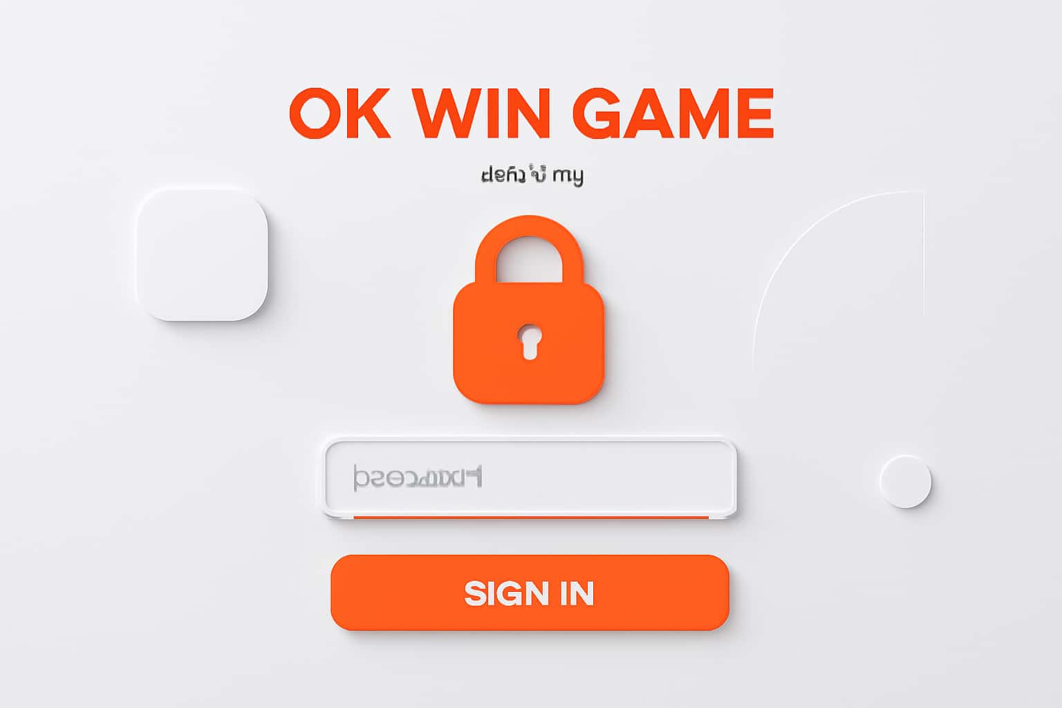 Ok Win Game Sign In & Dashboard Interface