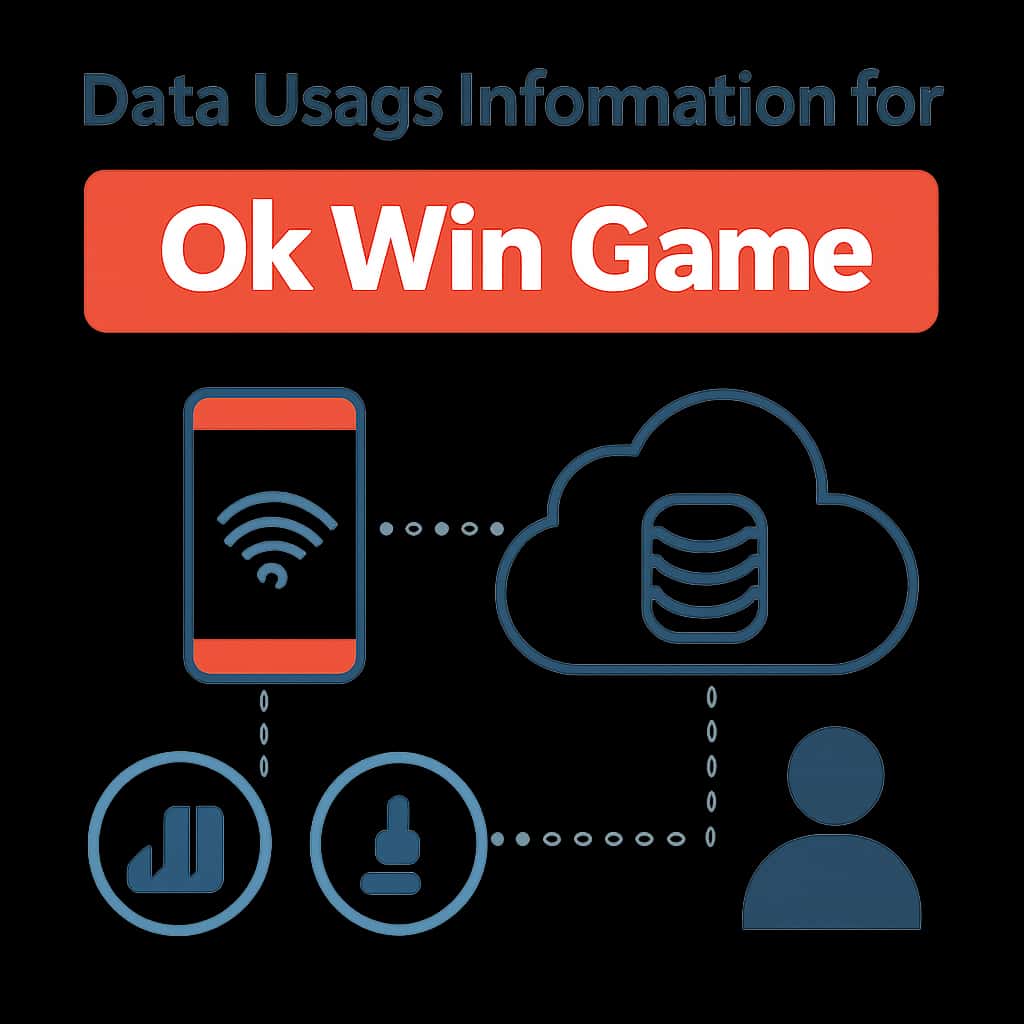 Diagram illustrating data usage aspects related to Ok Win Game.