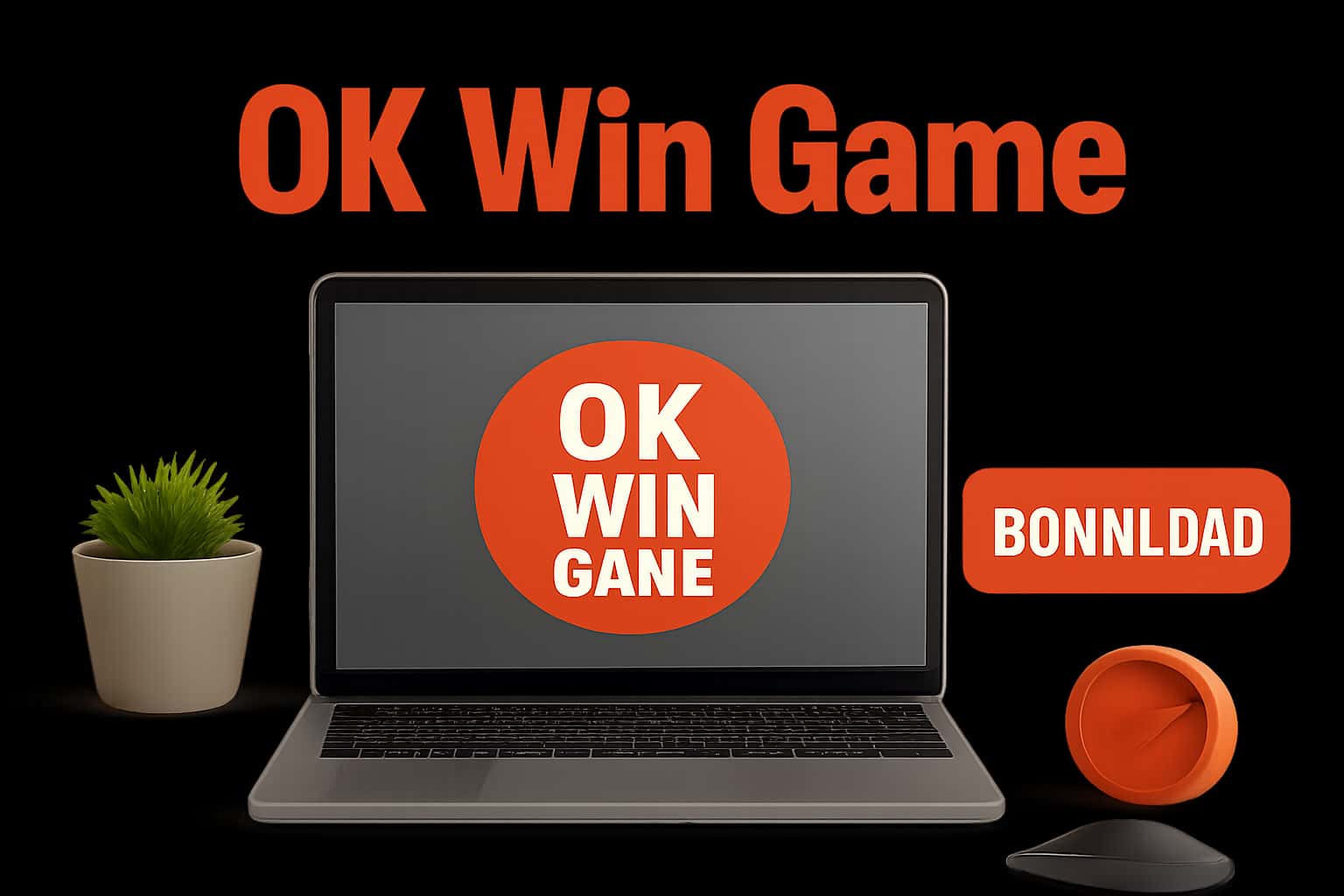 Neutral informational scene depicting the Ok Win Game Download with the title clearly visible.