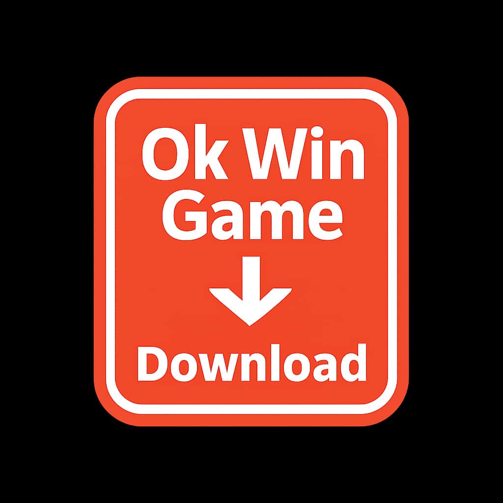 Icon representing Ok Win Game Download clearly labeled.