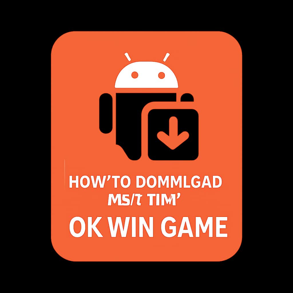 Icon depicting the guide to downloading the Ok Win Game APK.