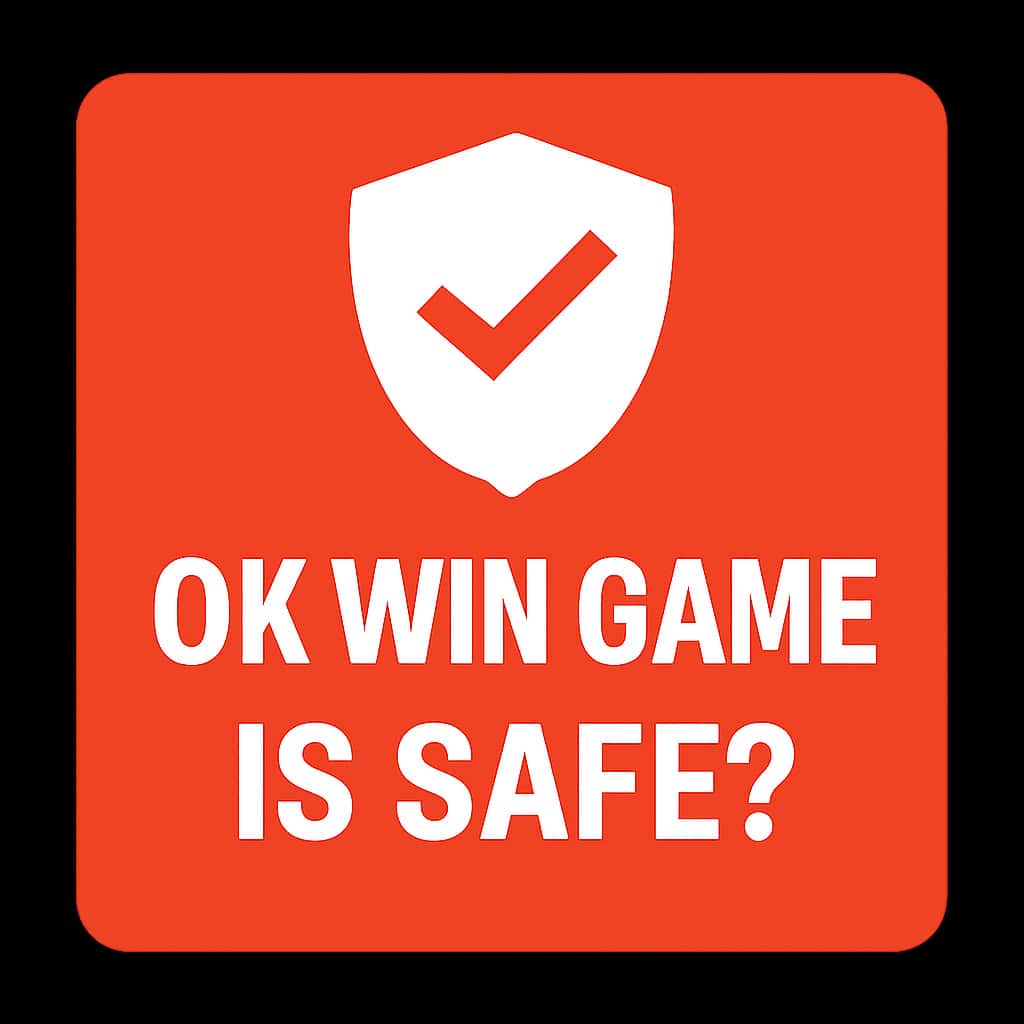Badge representing the safety evaluation of Ok Win Game.