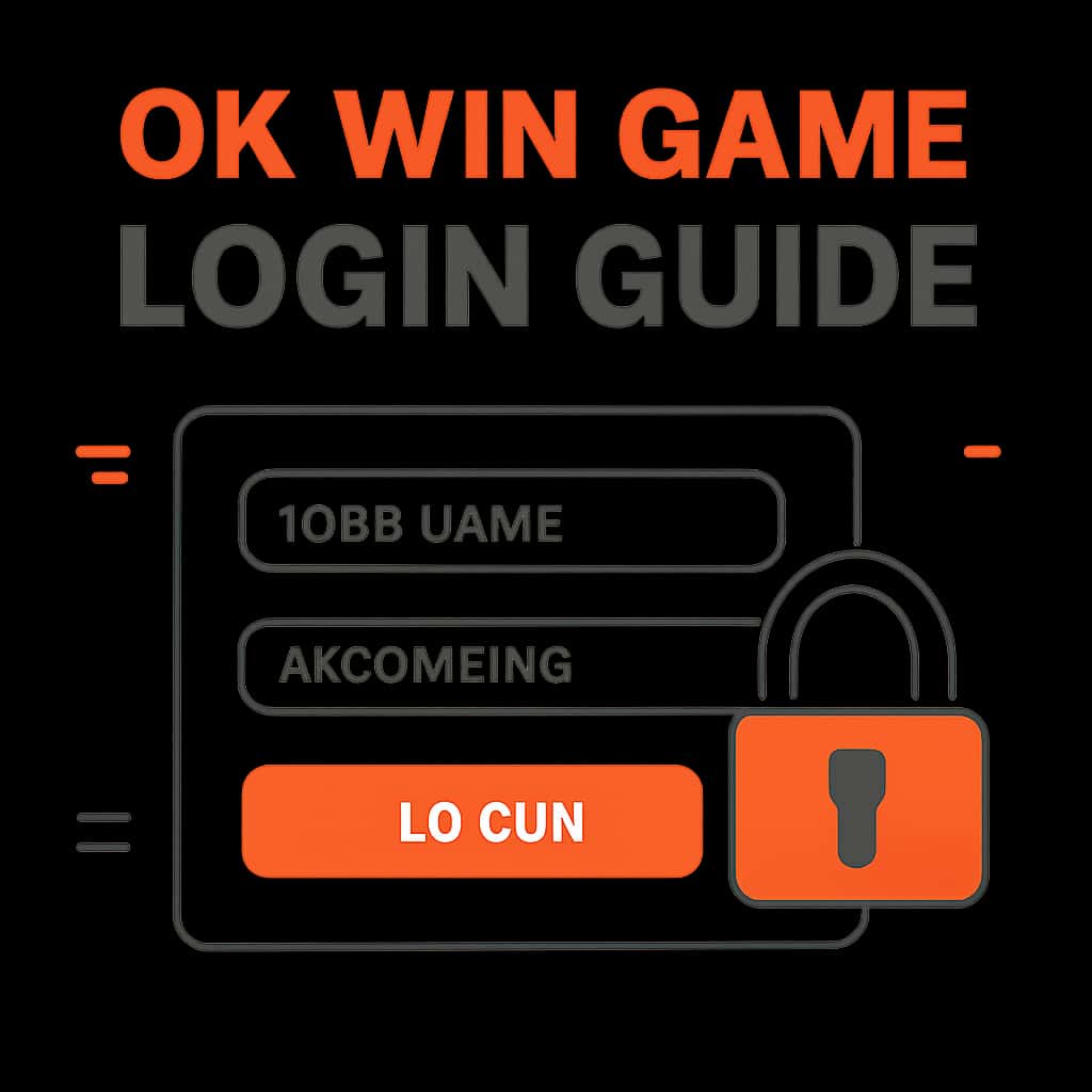 Diagram illustrating the login process for Ok Win Game.
