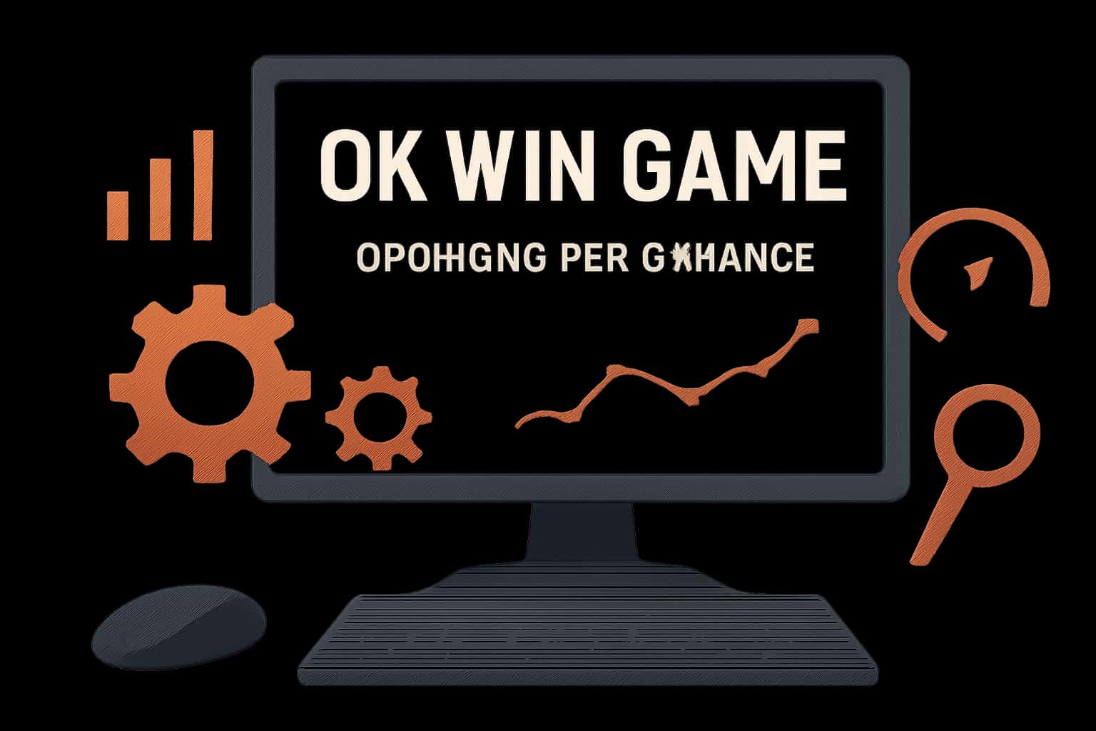 A visual representation of optimizing performance in Ok Win Game with relevant colors and themes.