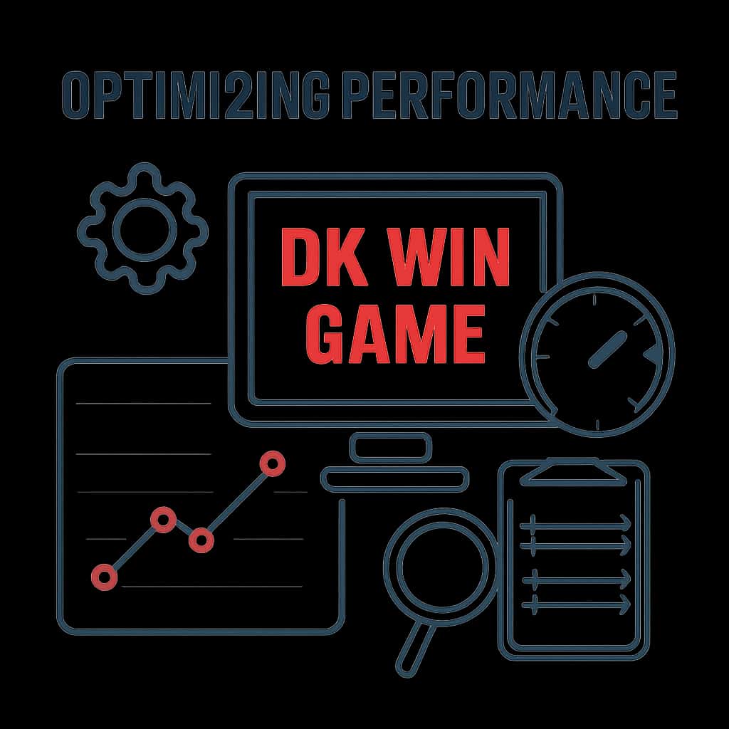 An educational diagram illustrating performance optimization methods for Ok Win Game.